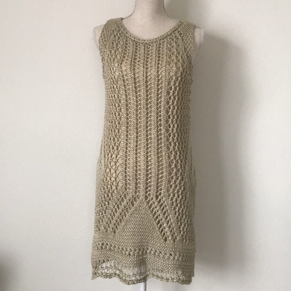 Zara Dresses | Zara Crochet Hand Knit Dress | Poshmark
